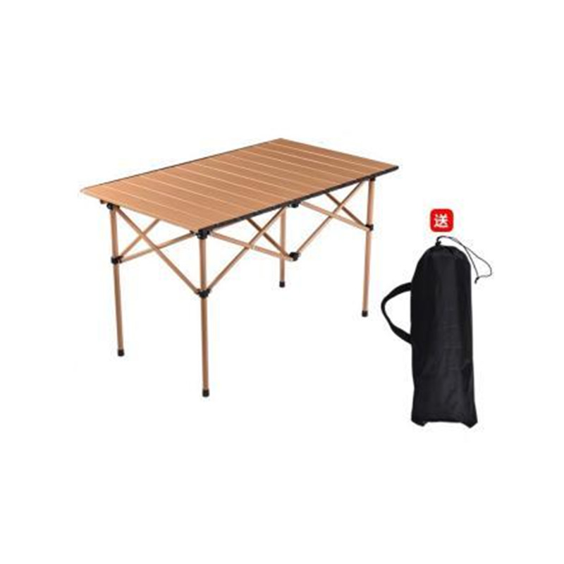 Outdoor Carbon Steel Roll Up Table with Carry Bag